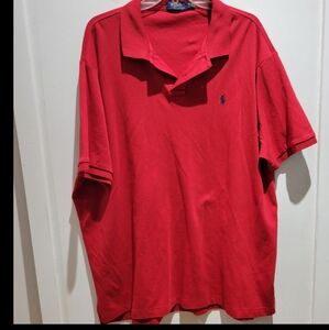 Polo by Ralph Lauren Men's Red Polo Shirt